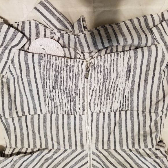 "Southern Belle" striped hi low dress - Picture 5 of 7